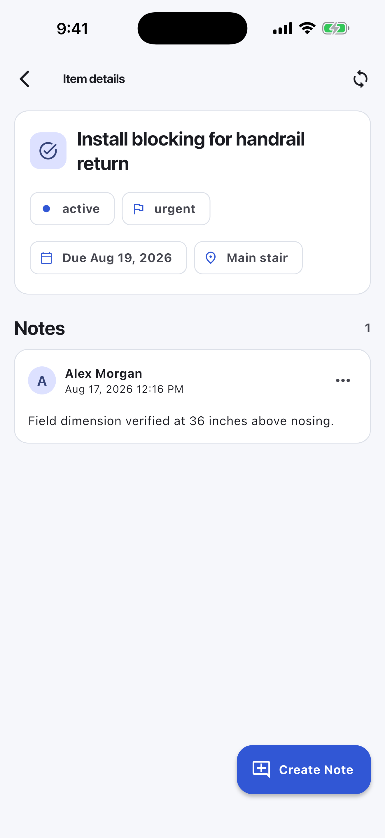 Construction Turnboards mobile app — Clear owner