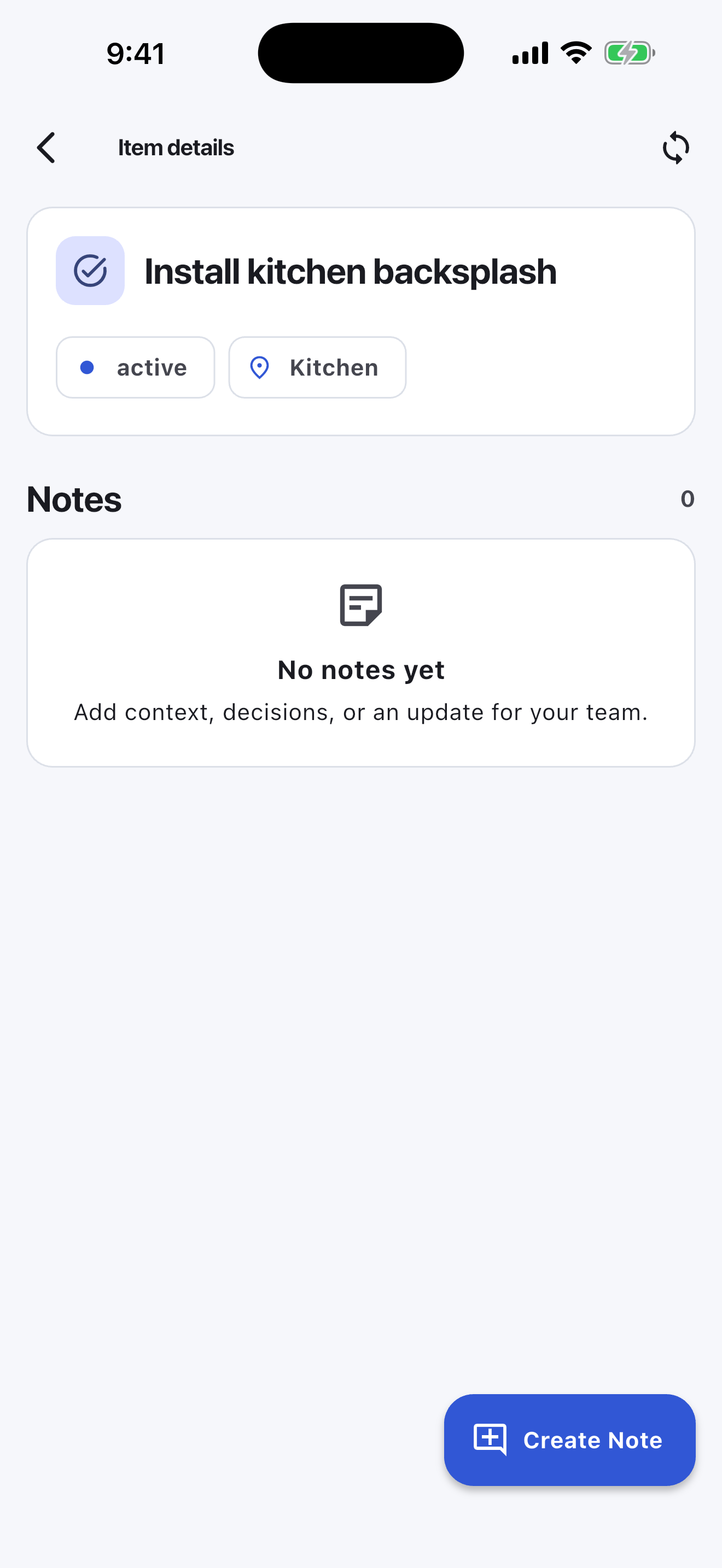 Construction Turnboards mobile app — Location and blockers