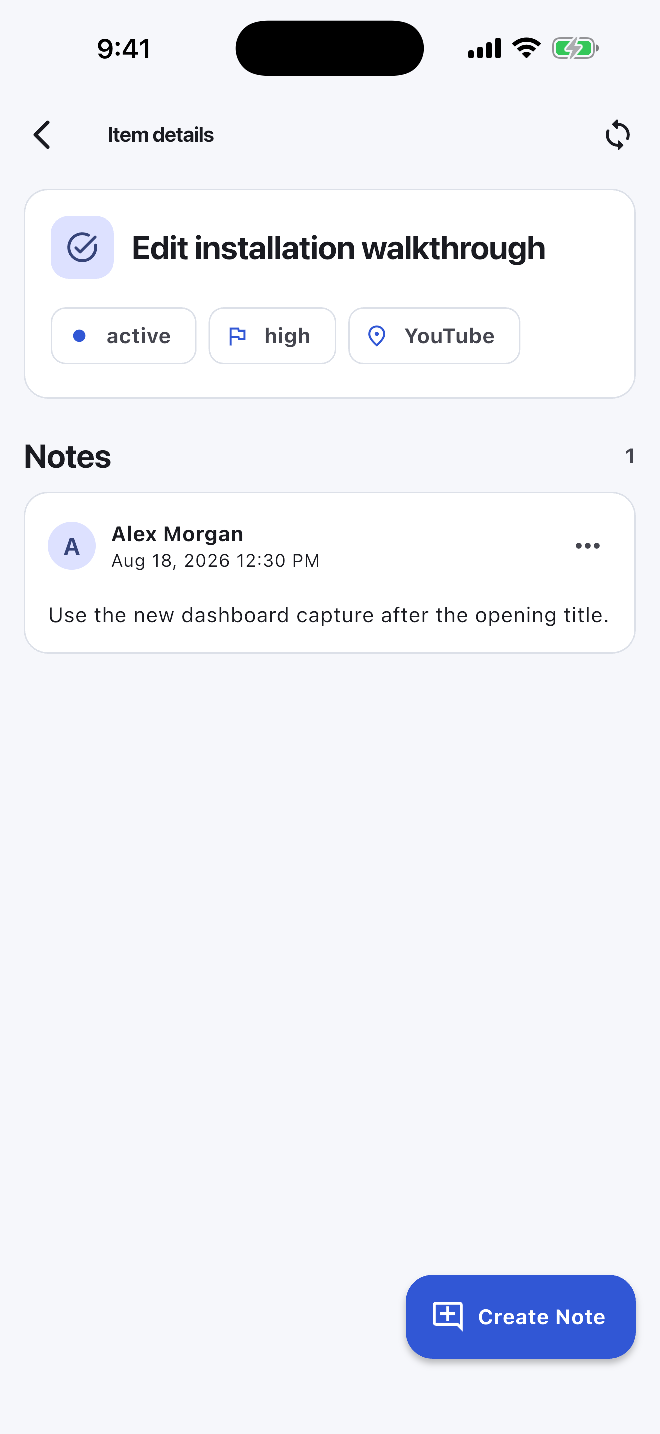 Creative Content Production Turnboards mobile app — Feedback to approval