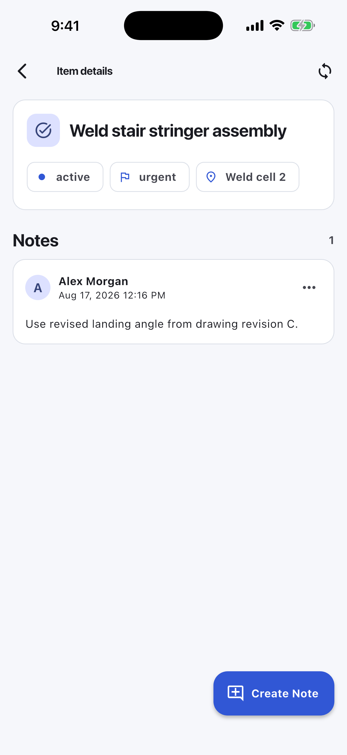 Fabrication Turnboards mobile app — References quantities